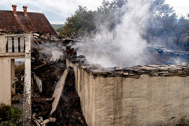 Professional Fire Damage Removal technician working in Cedar, MN